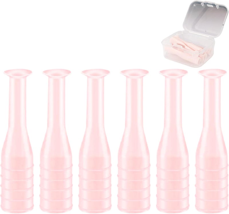 eagosion 6PCS Hard Contact Lens Remover Tool with Storage Box Eye Care Inserts Removes Reusable Suction Cup Remover Contact Plunger Eye Contact Remover for RGP/OK/Hard Lenses Daily Care (pink) - Image 1